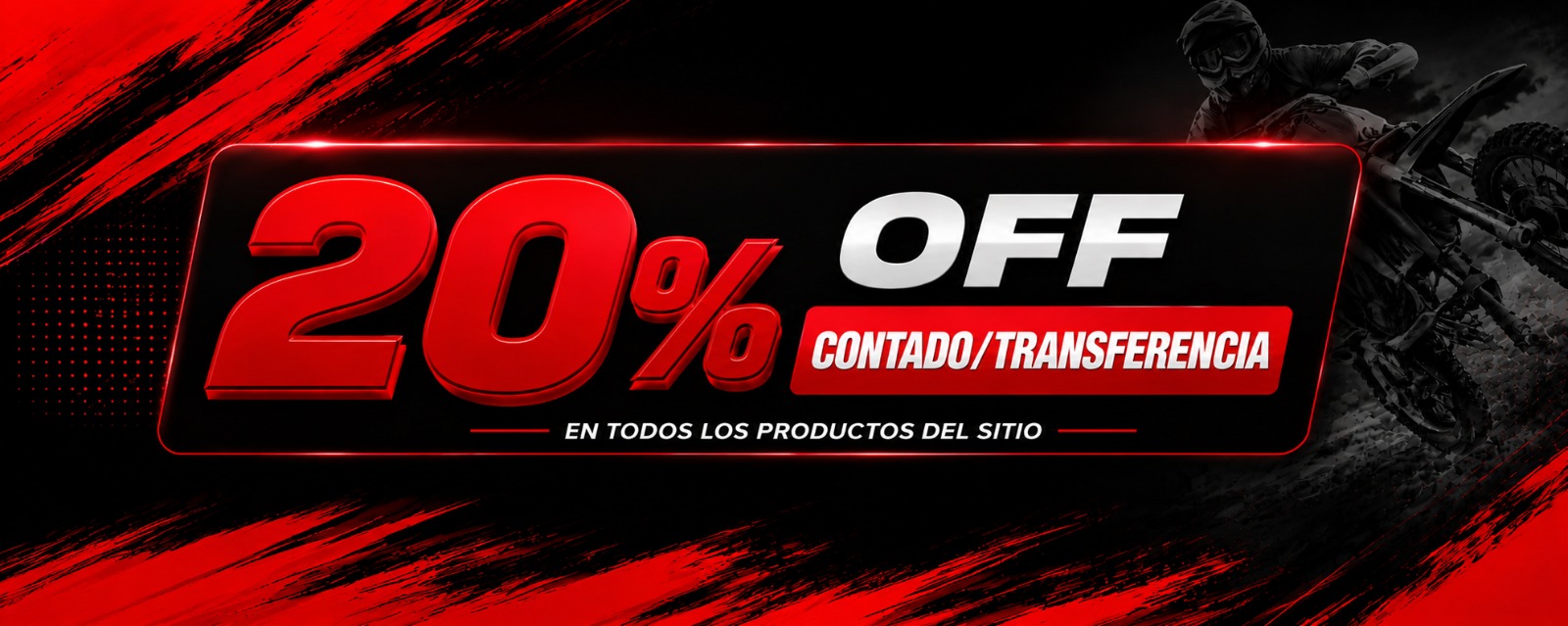 Descuento Pago Tranferencia 20%