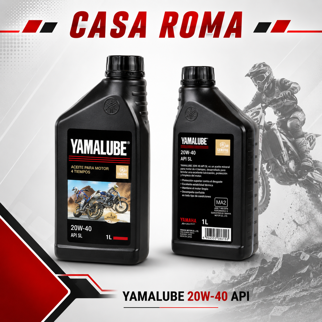 ACEITE YAMALUBE 20W-40