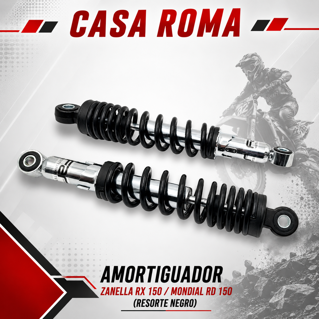 JUEGO AMORTIGUADOR TRASERO ZANELLA RX 150