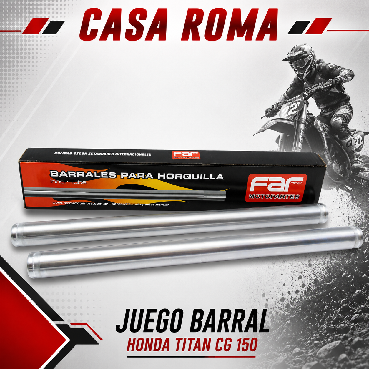 JUEGO BARRAL HONDA CG 150 TITAN