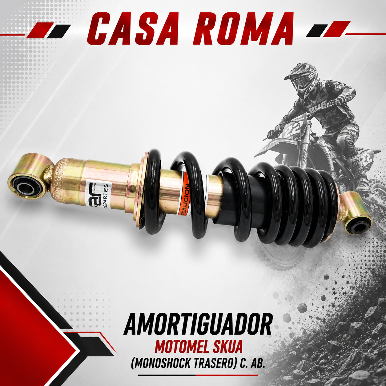 MONOAMORTIGUADOR HONDA XR 125/150 / MOTOMEL SKUA