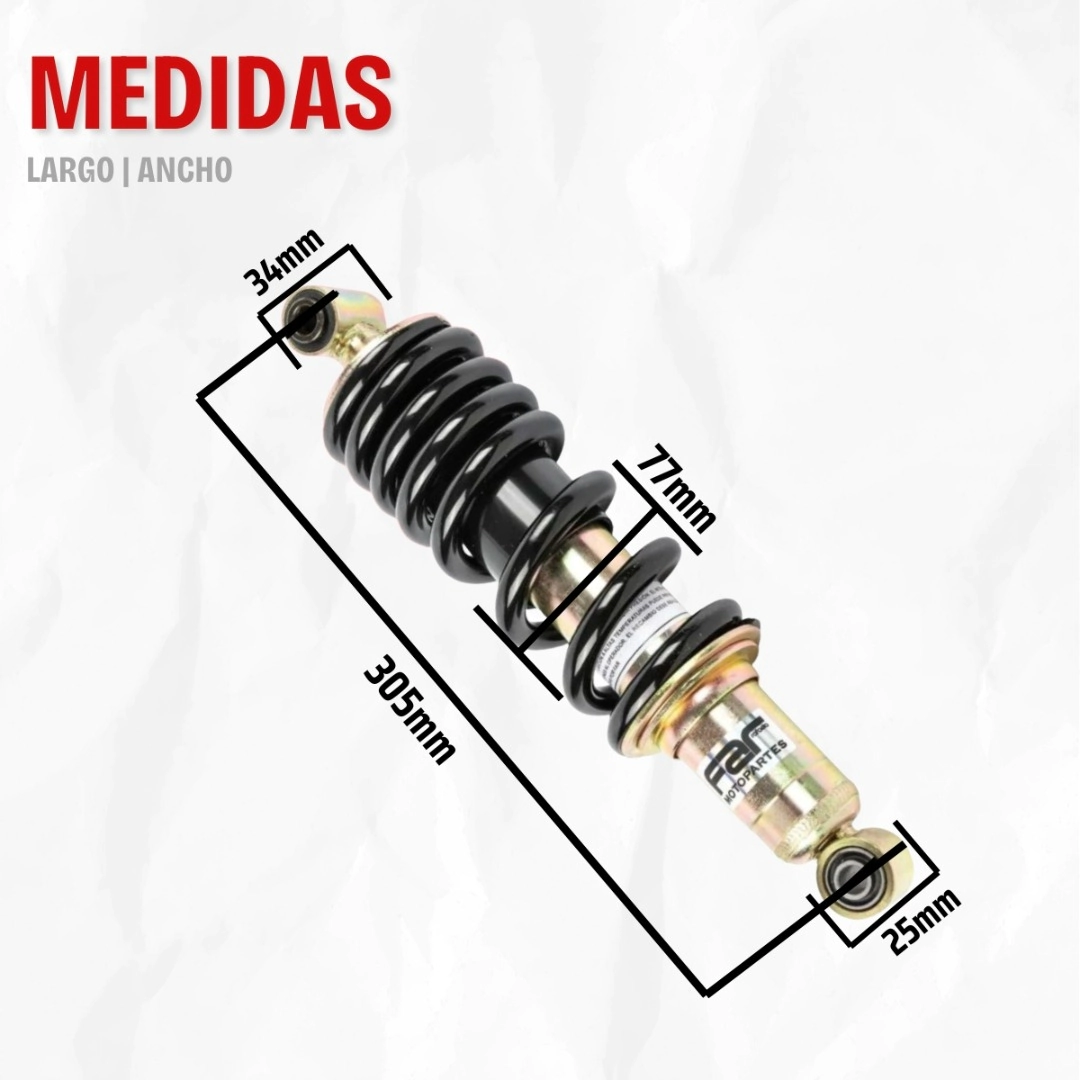 MONOAMORTTIGUADOR TRASERO OURMUS BRASIL Honda NXR Bross 125/150